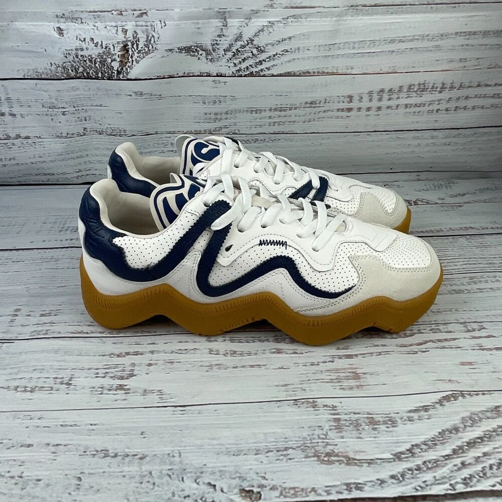 MSCHF V2.wav Mens US 11 Sneakers White Cream Navy